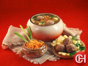 Суп с фрикадельками