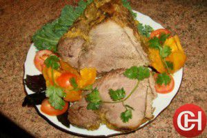 Баранина в апельсинах