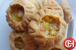 Пирожки татарские с мясом и картошкой