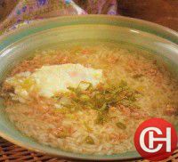 Рисовый суп с цветной капустой