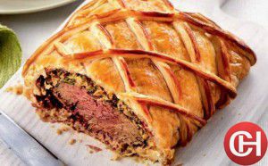 Запеченное мясо в тесте