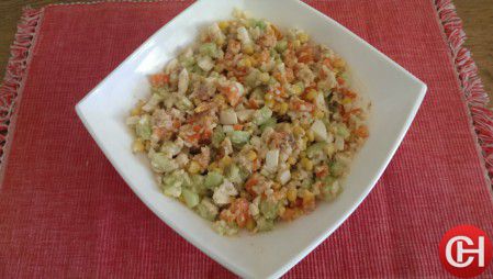 салат с горбушей