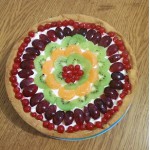 Фруктовый торт со сливочно-творожным кремом